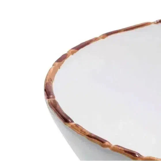 Tigela Grande Cerâmica Bambu 2,8L Scalla