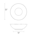 Tigela M Stoneware Orgânico Breeze 25x8cm Porto Brasil