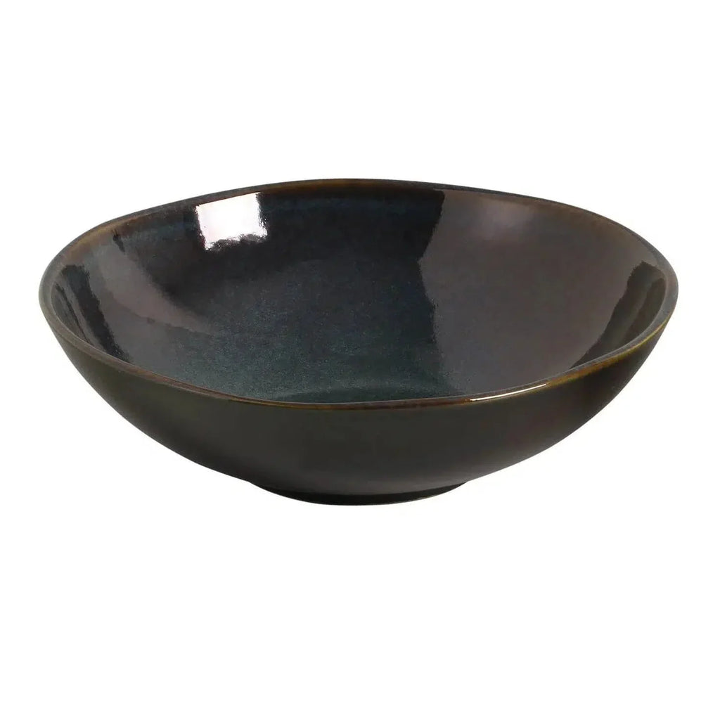 Tigela M Stoneware Orgânico Oceano 25x8cm Porto Brasil
