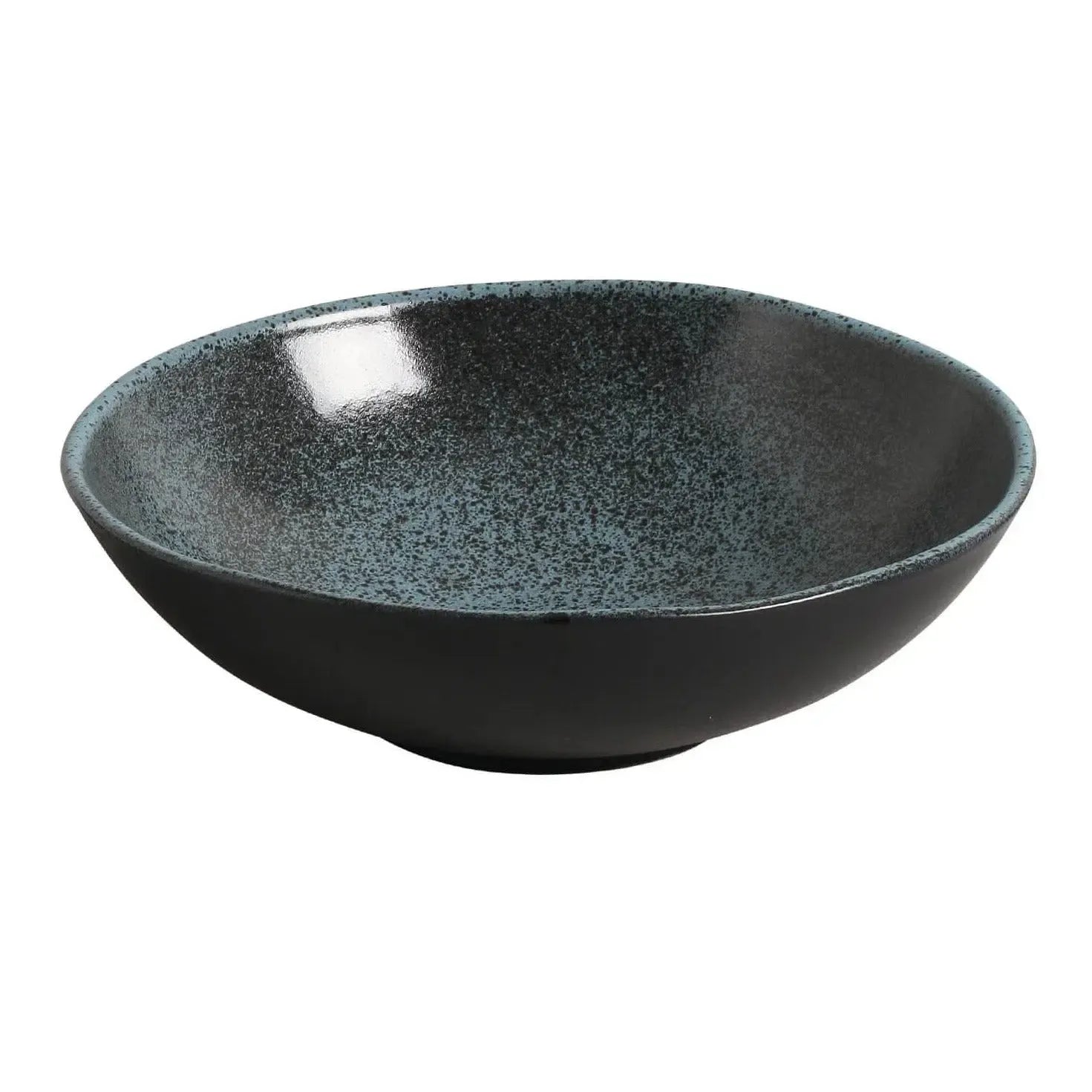 Tigela M Stoneware Orgânico Petroleum/Night Sky 25x8cm 1,9L Porto Brasil