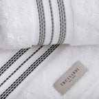 Toalha Banhão Barberine Branca / Ardósia Trussardi