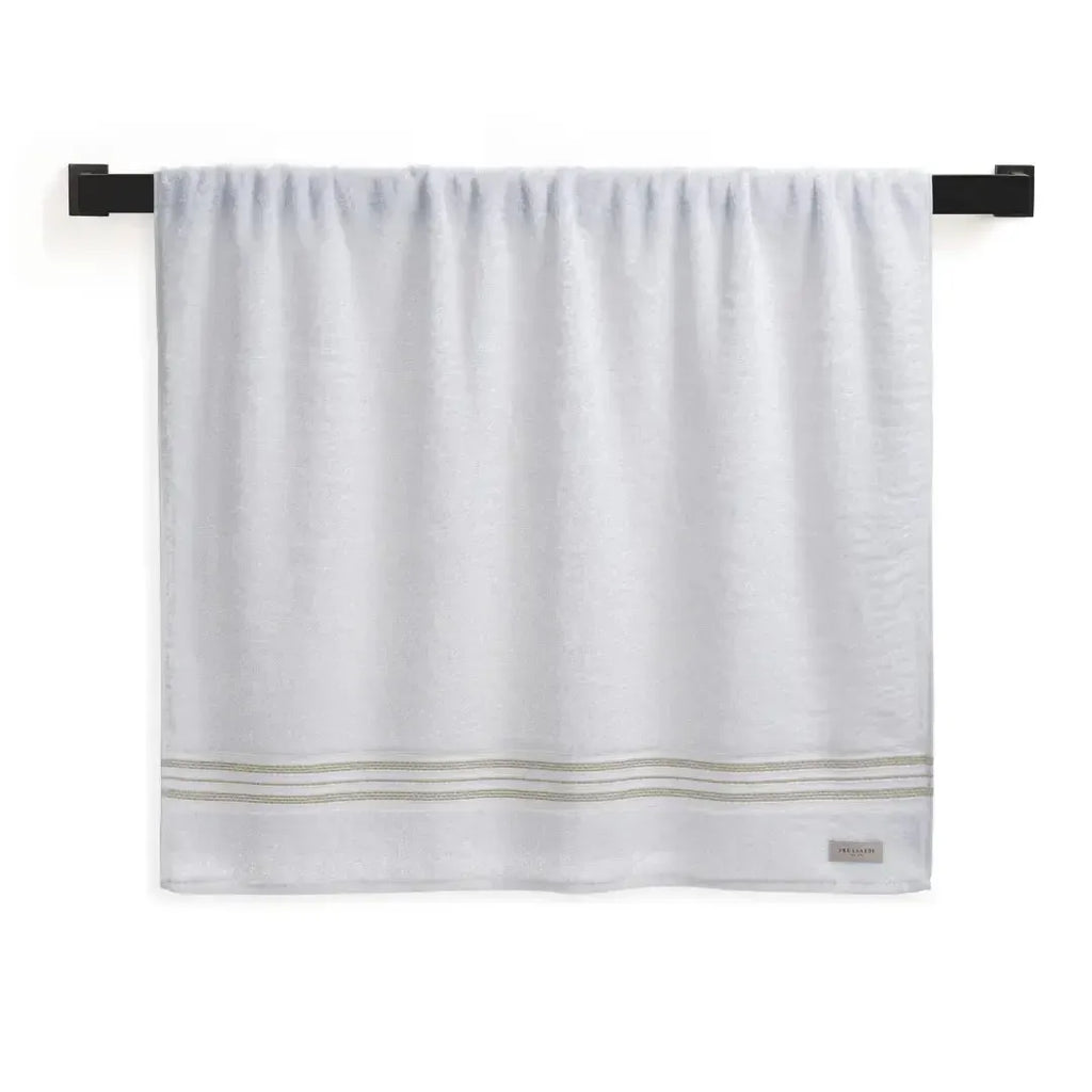 Toalha Banhão Barberine Branca / Pistacchio Trussardi