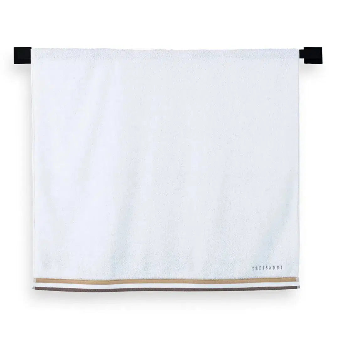 Toalha Banhão Montello Branca / Bege Trussardi