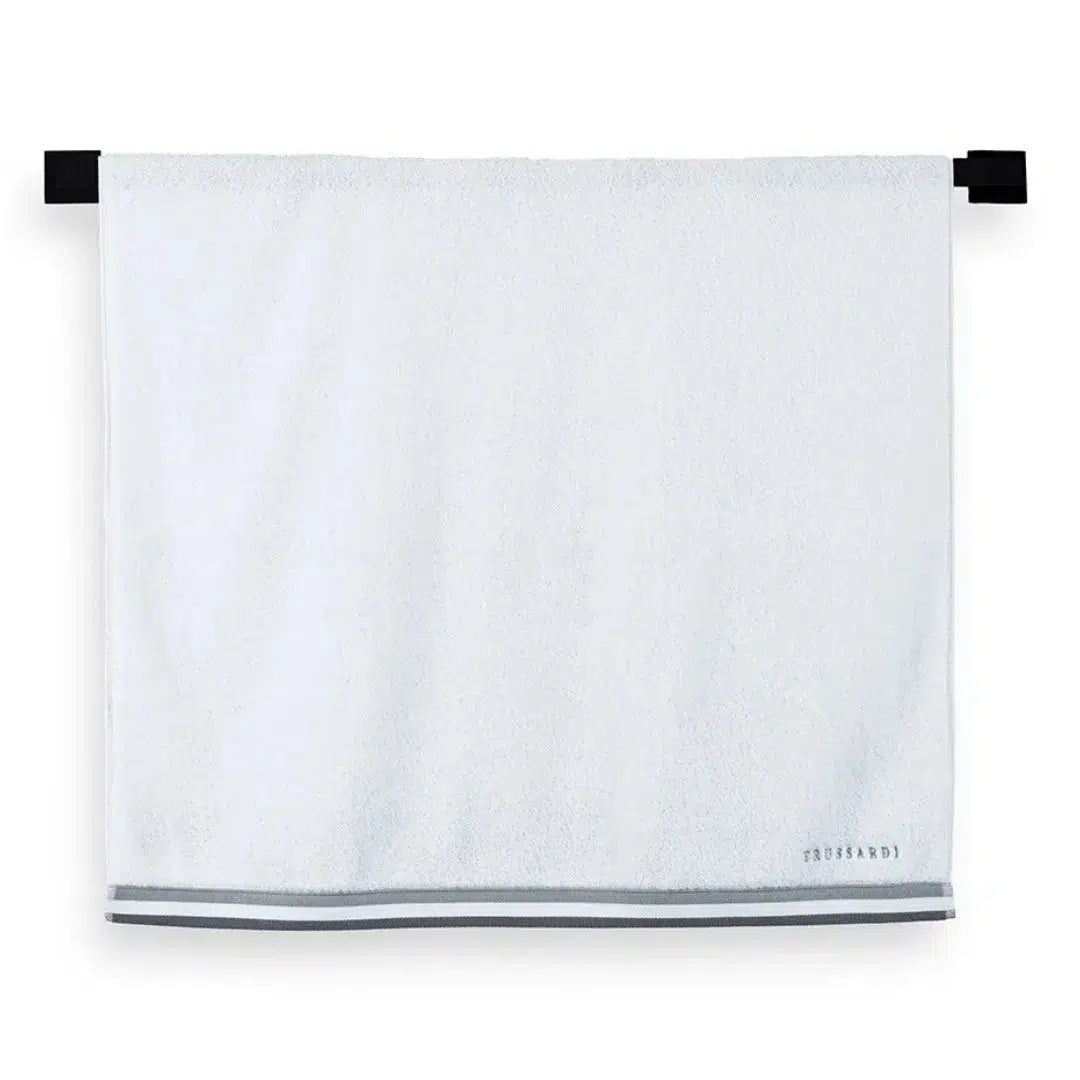 Toalha Banhão Montello Branca / Cinza Trussardi