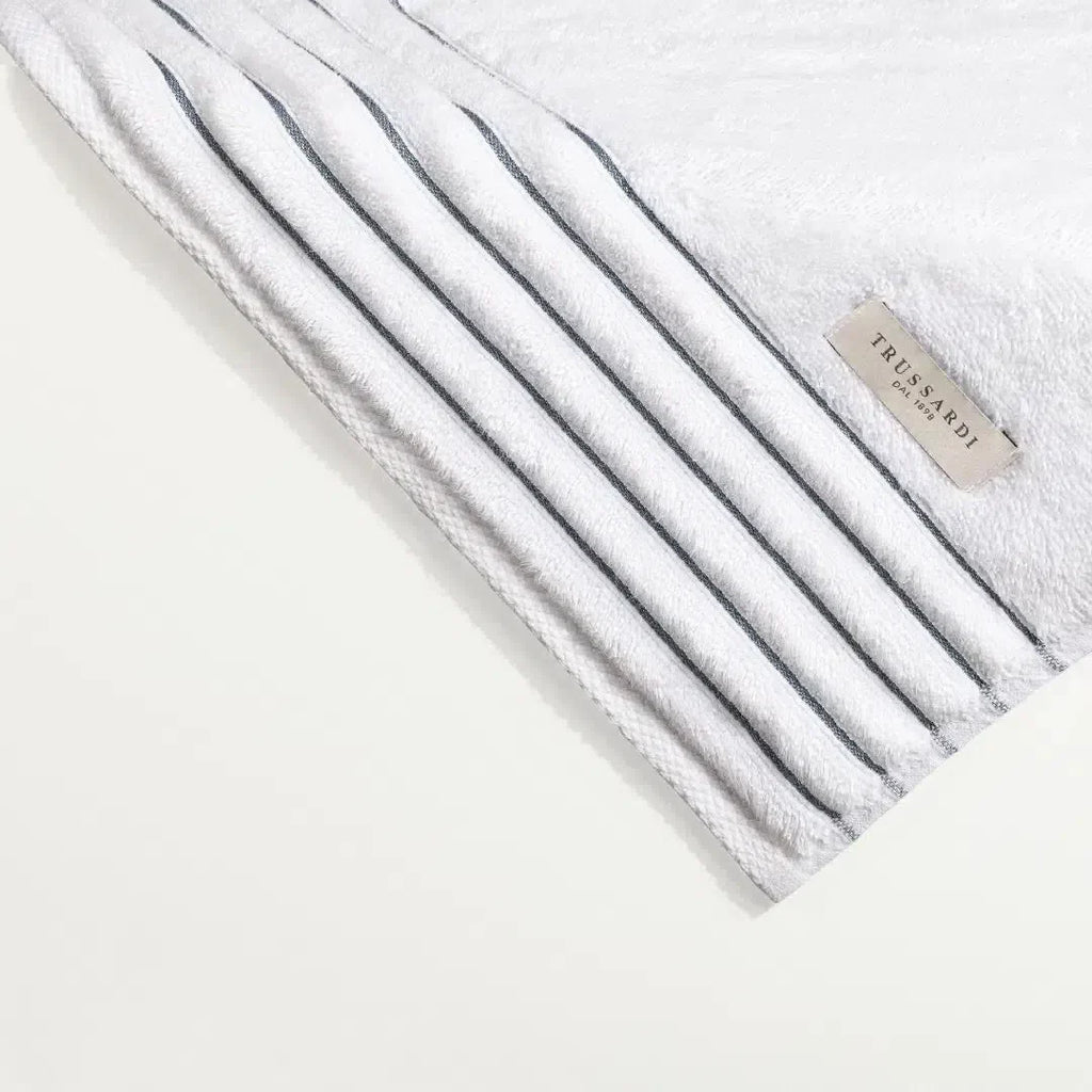 Toalha Banhão Palladio Branca / Azzuro Trussardi