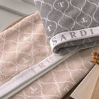 Toalha Banhão Speciale Rose / Branca Trussardi