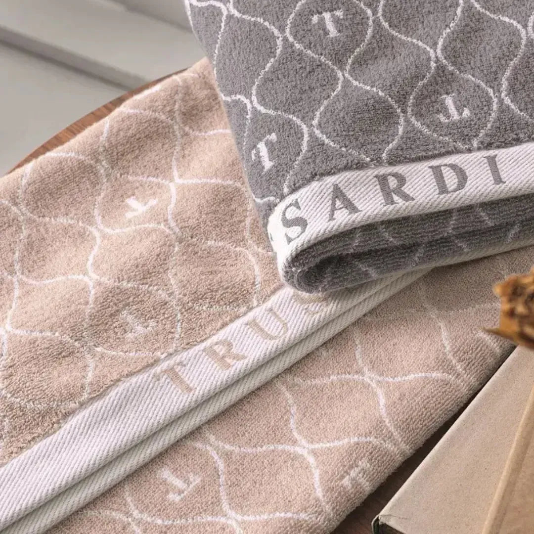 Toalha Banhão Speciale Rose / Branca Trussardi