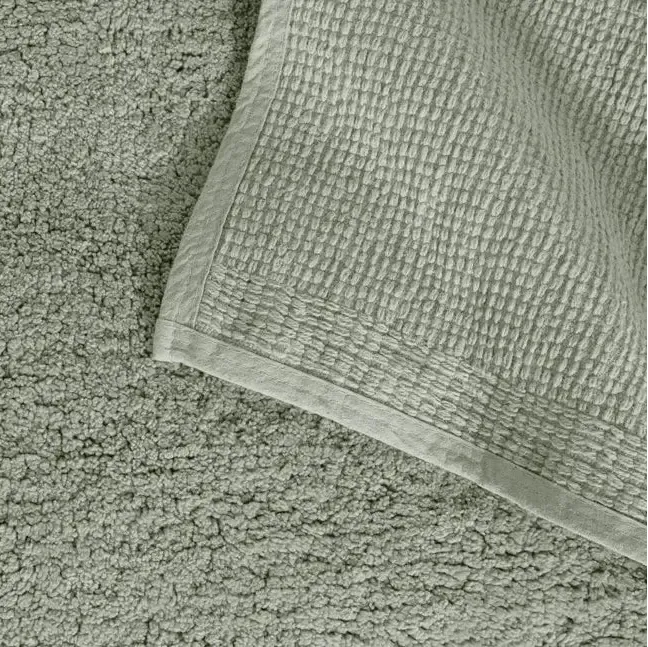 Toalha Piso Antiderrapante 100% 120x60 Algodão Carmel Pistacchio Trussardi