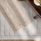 Toalha Piso Antiderrapante 100% 80x60 Algodão Salvatore Nocciola Trussardi