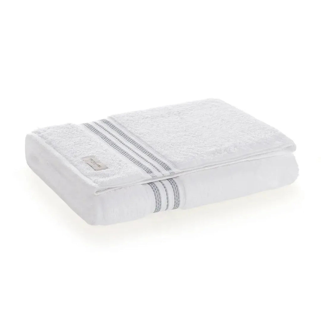 Toalha Rosto Barberine Branca / Cielo Trussardi