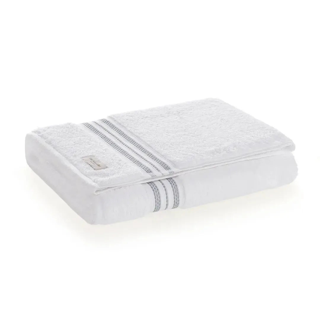 Toalha Rosto Barberine Branca / Cielo Trussardi
