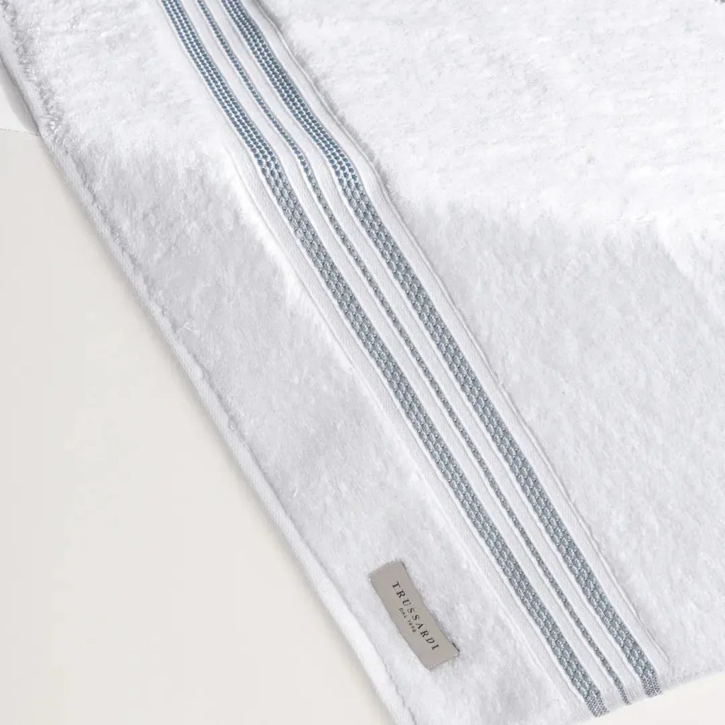 Toalha Rosto Barberine Branca / Cielo Trussardi