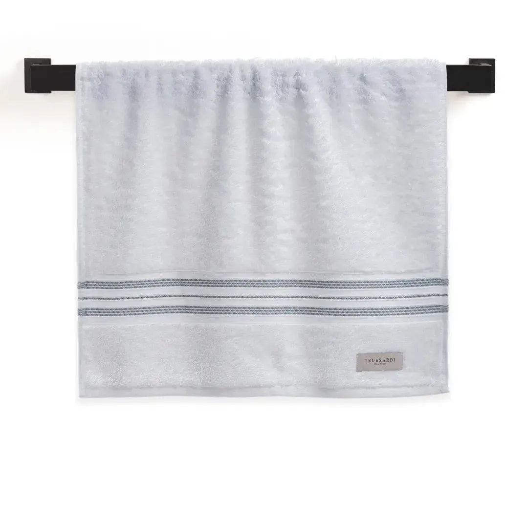 Toalha Rosto Barberine Branca / Cielo Trussardi