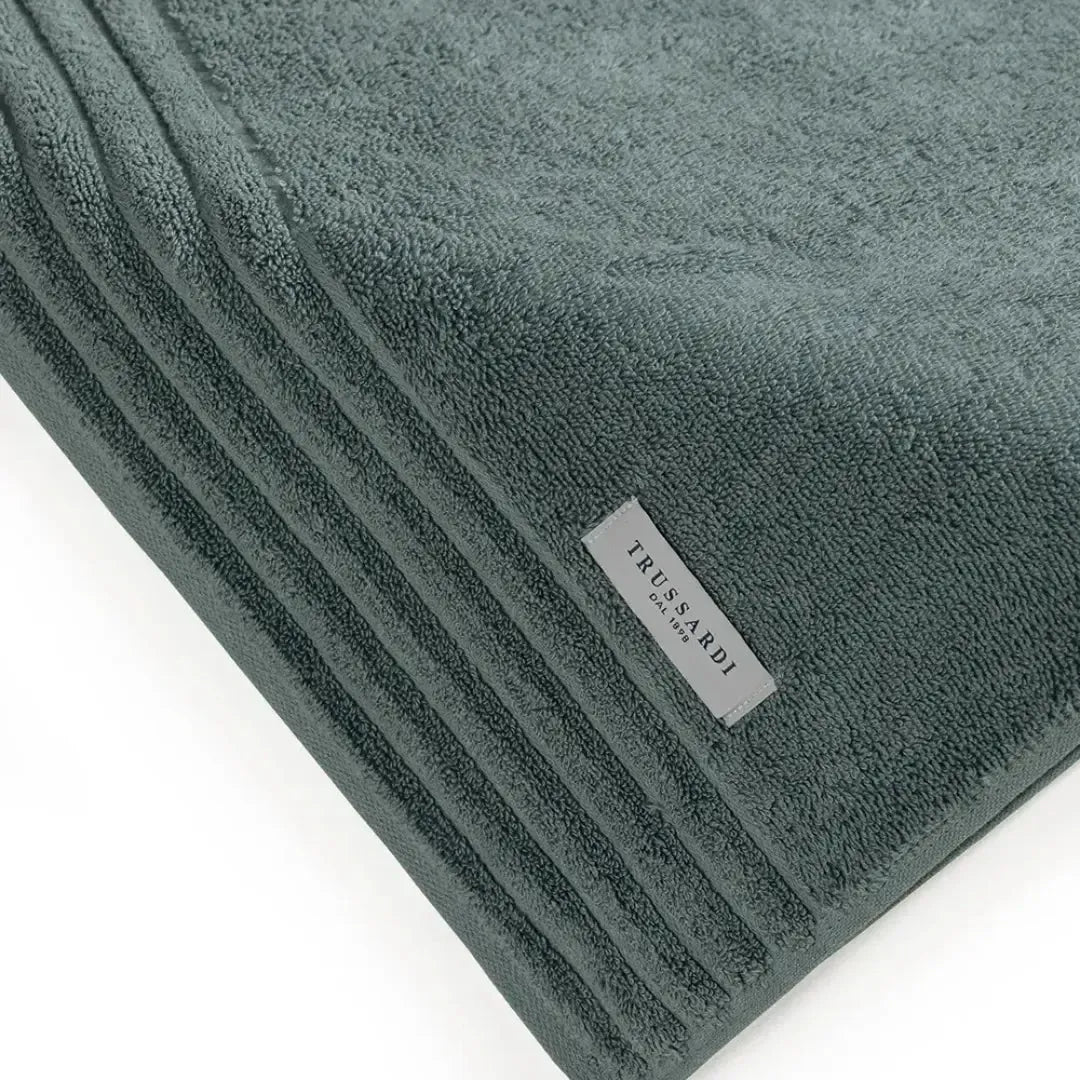 Toalha Rosto Imperiale Azul Mare Trussardi