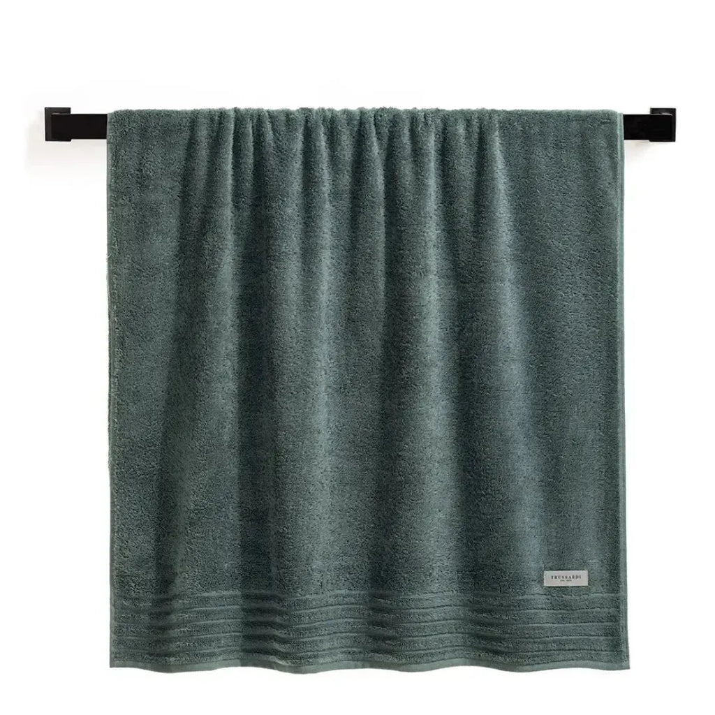 Toalha Rosto Imperiale Azul Mare Trussardi