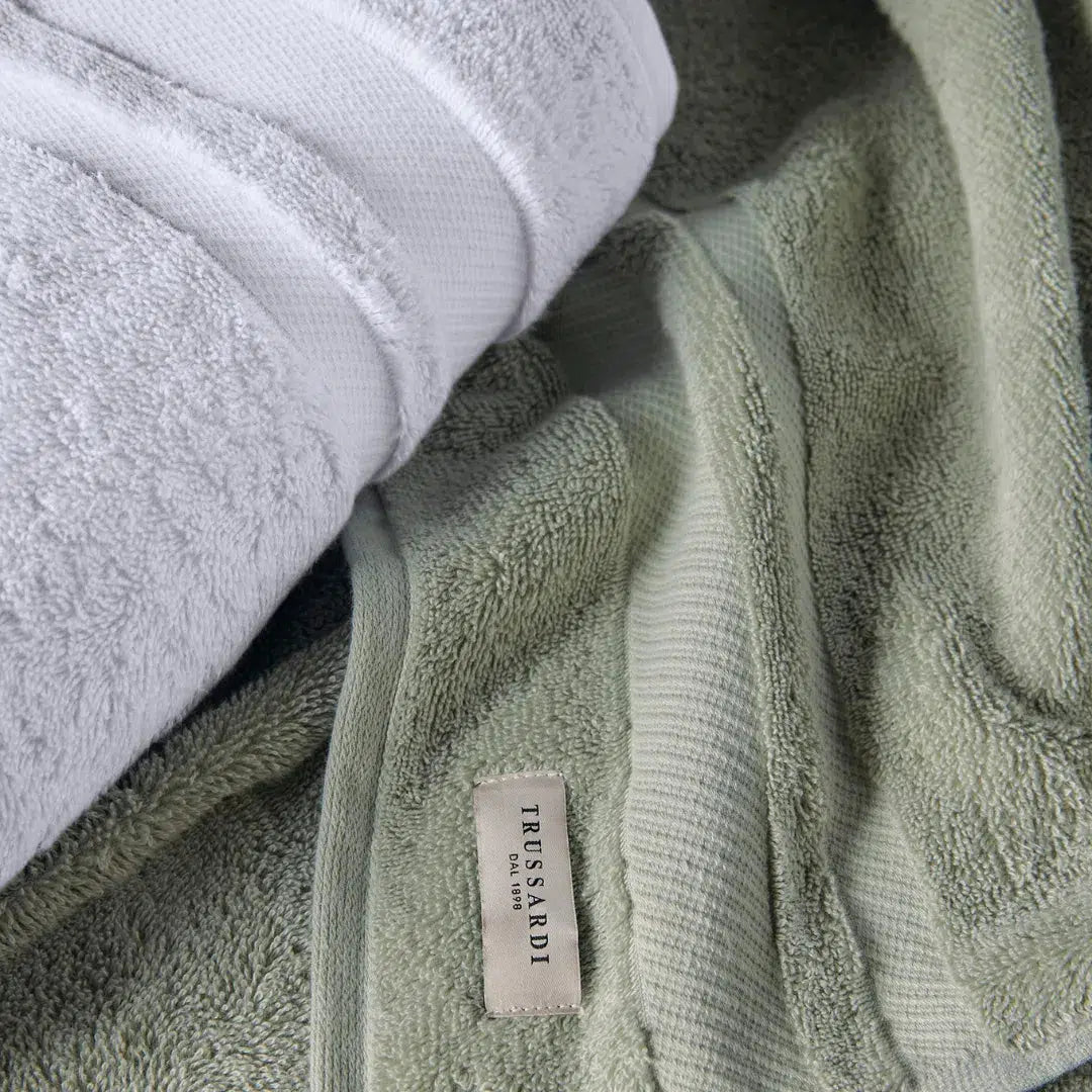 Toalha Rosto Lorenzi Branca Trussardi