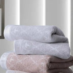 Toalha Rosto Speciale Jacquard Fio Tinto Branca / Gelo Trussardi