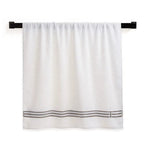 Toalha de Praia Isola Branco / Legno 100% Algodão Trussardi