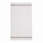 Toalha de Praia Isola Branco / Legno 100% Algodão Trussardi