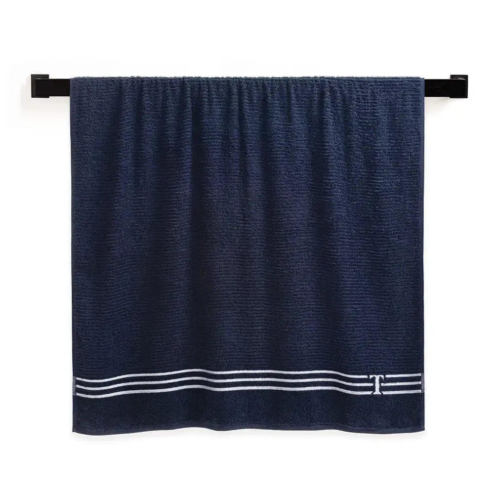 Toalha de Praia Isola Marino / Branco 100% Algodão Trussardi