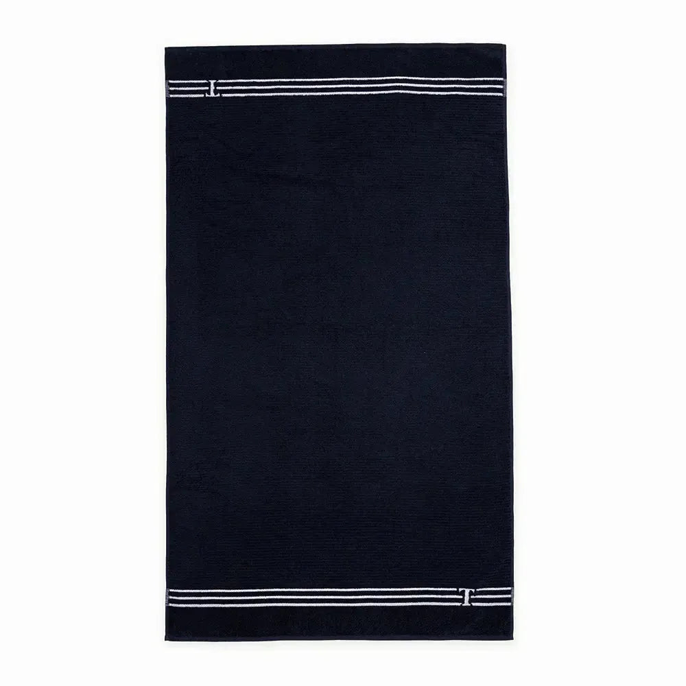 Toalha de Praia Isola Marino / Branco 100% Algodão Trussardi