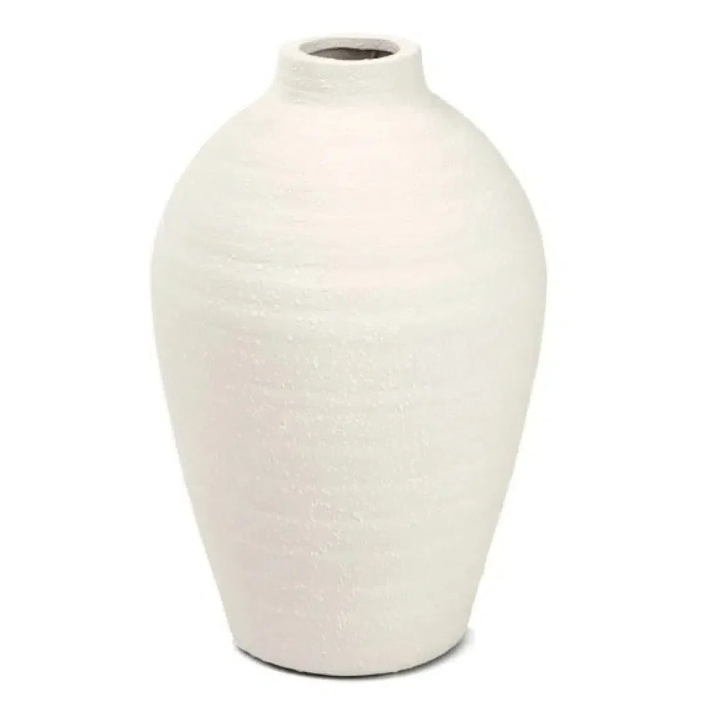 Vaso Cerâmica Branco 31x19cm Mart