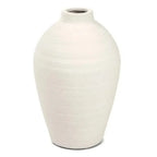 Vaso Cerâmica Branco 31x19cm Mart
