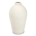 Vaso Cerâmica Branco 39x21cm Mart