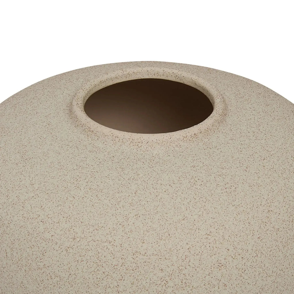 Vaso Cerâmica Off White 18x20,5cm Mart
