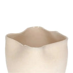 Vaso Cerâmica Off White 21x18cm Mart