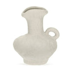 Vaso Cerâmica Off White 22,5x18,5x17cm Mart