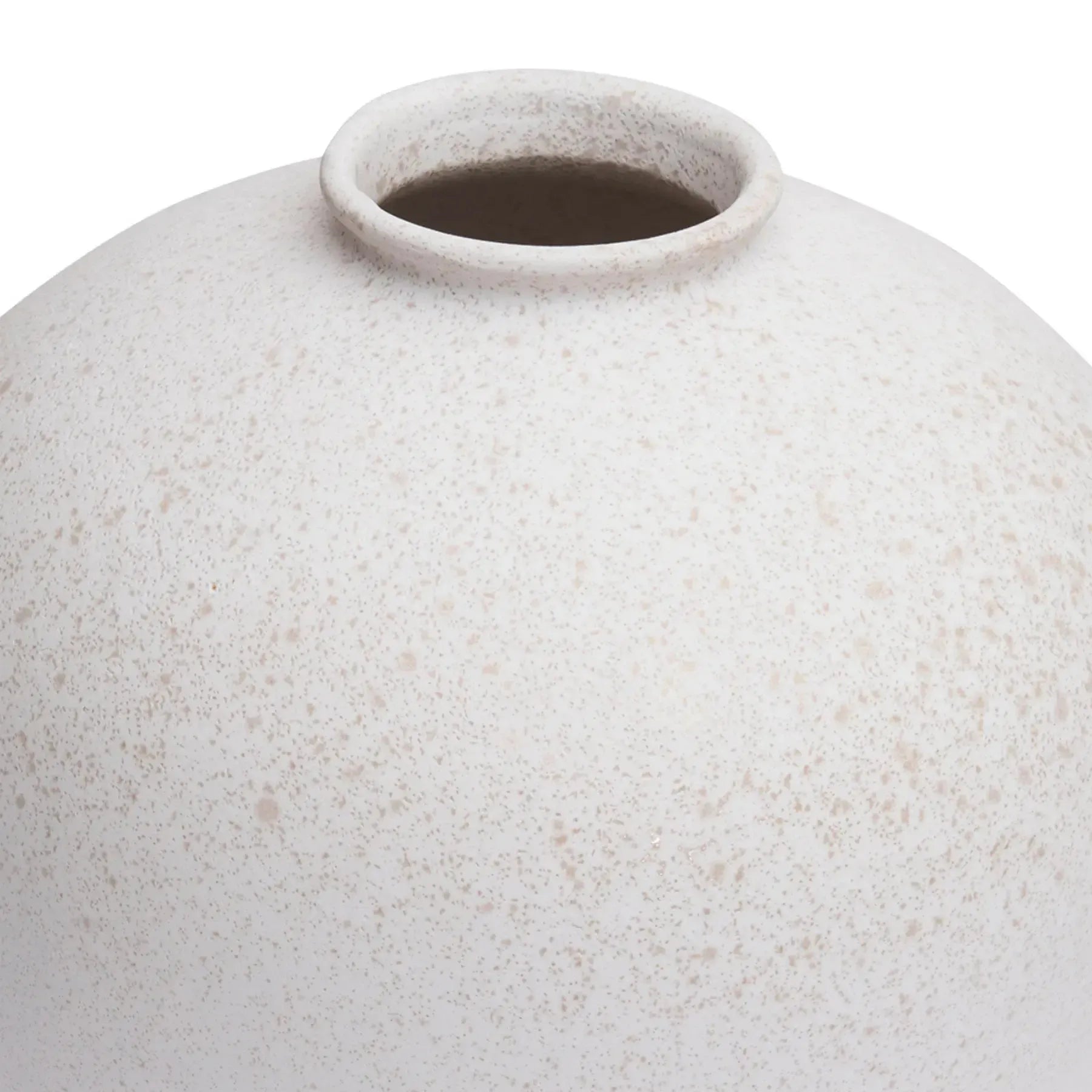 Vaso Cerâmica Off White 24x23cm Mart