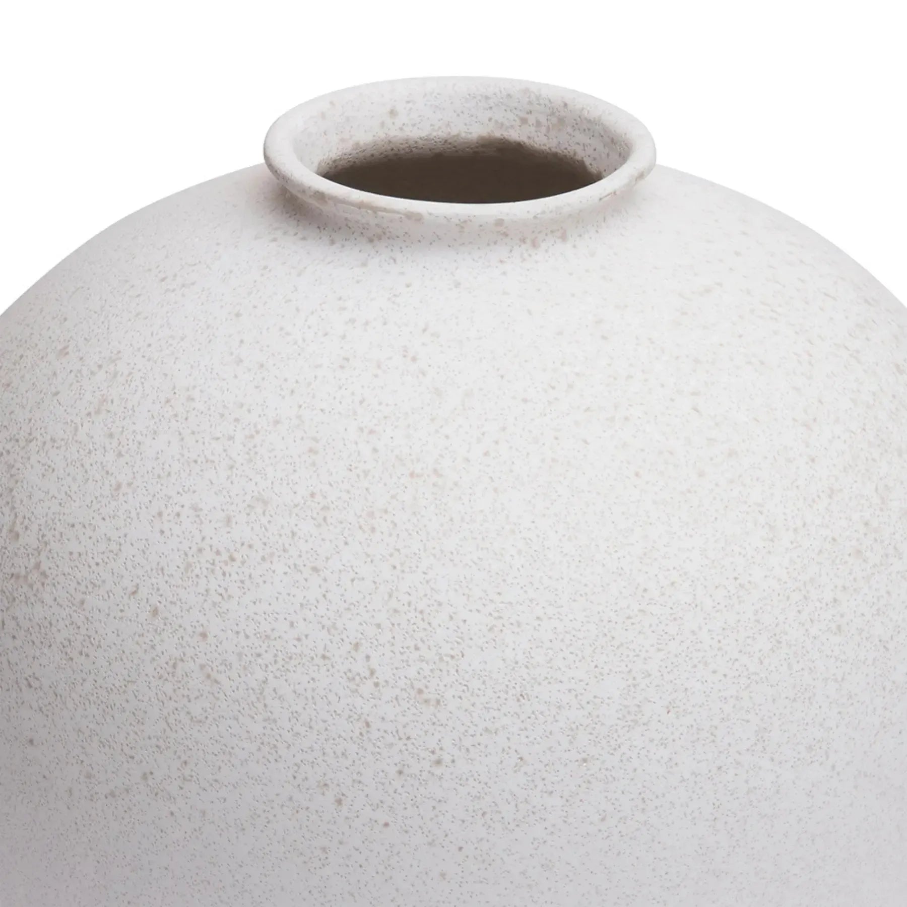 Vaso Cerâmica Off White 29,5x29,5cm Mart