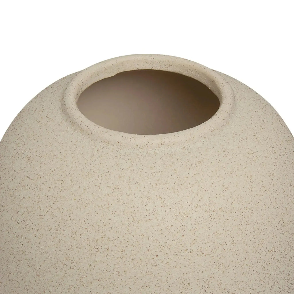 Vaso Cerâmica Off White 34x17,5cm Mart