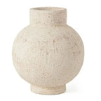 Vaso Cimento Branco 21x18x18cm Mart