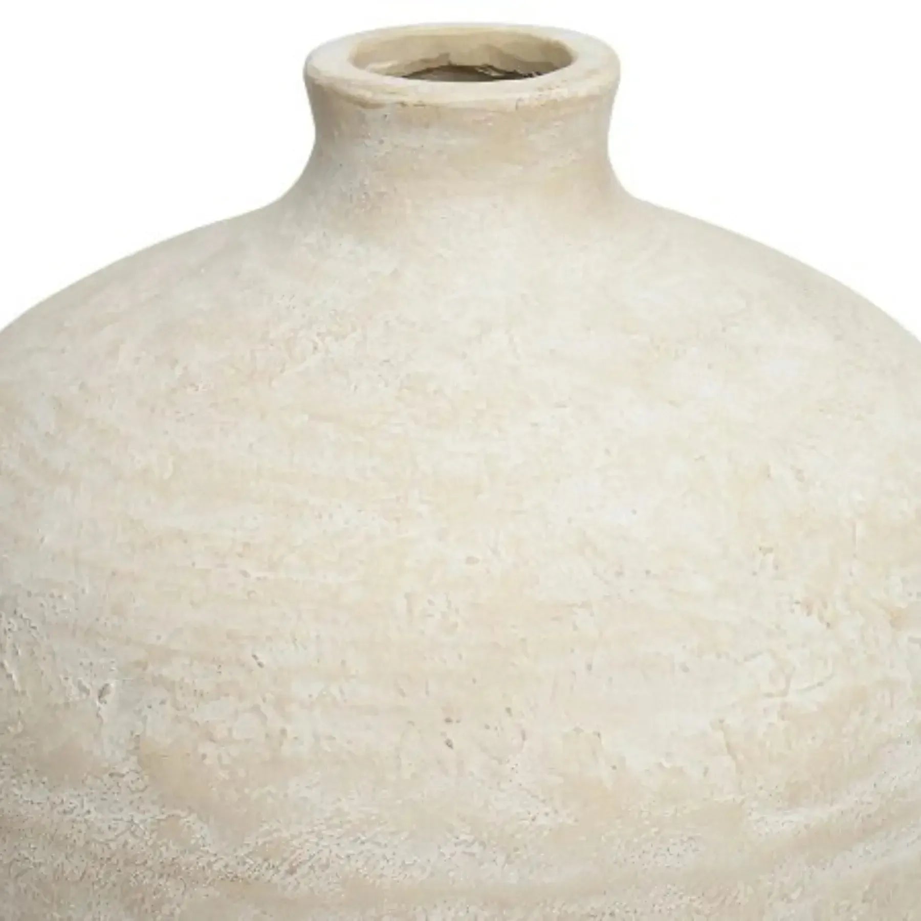 Vaso Fibra de Vidro Off White 57x41,5cm Mart