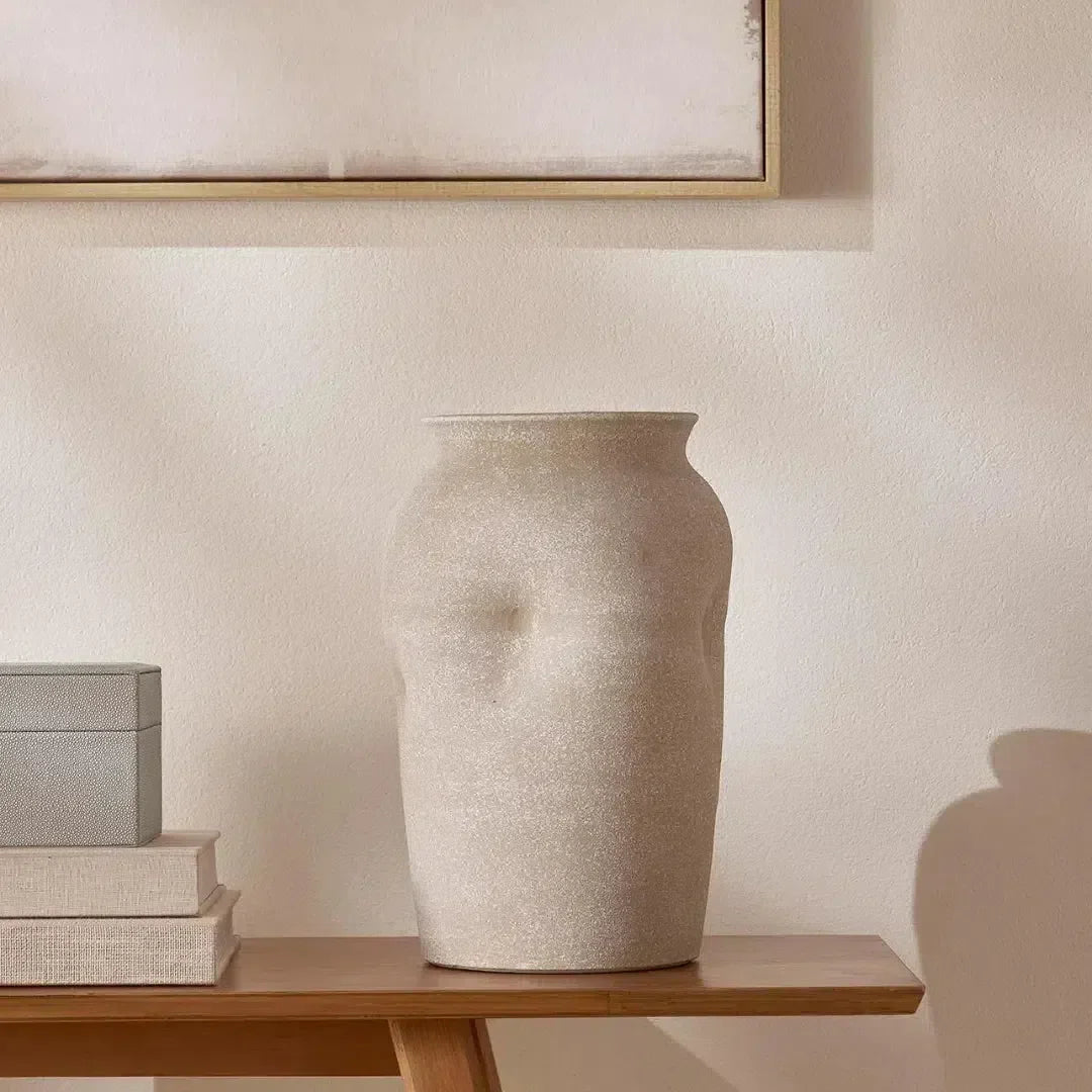 Vaso Terracota Bege 29,5x19cm Mart