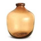 Vaso Vidro Marrom 21x17,5cm Mart