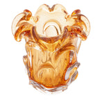 Vaso em Vidro Italy Murano Âmbar 13x14,5cm