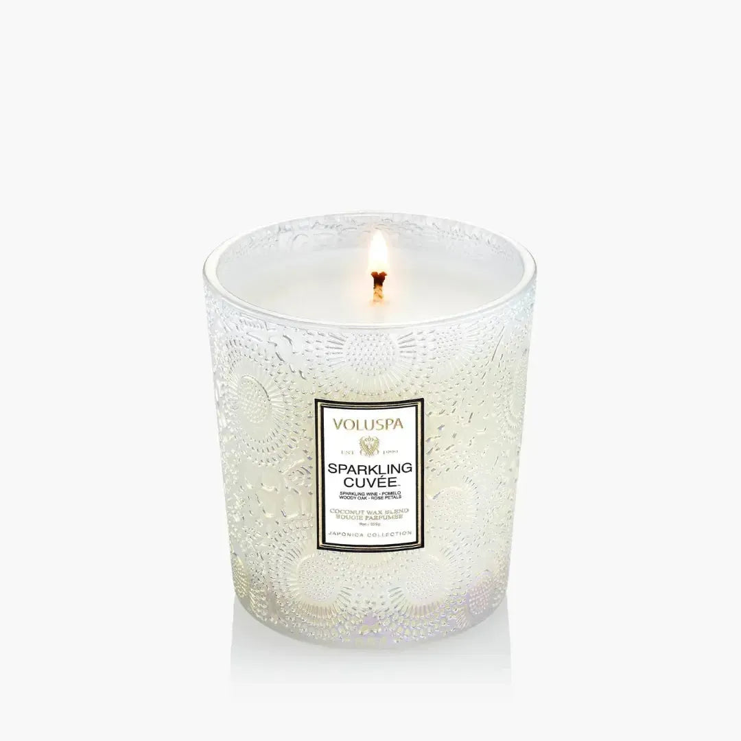 Vela Voluspa Copo de Vidro Clássico Sparkling Cuvee 60 Horas