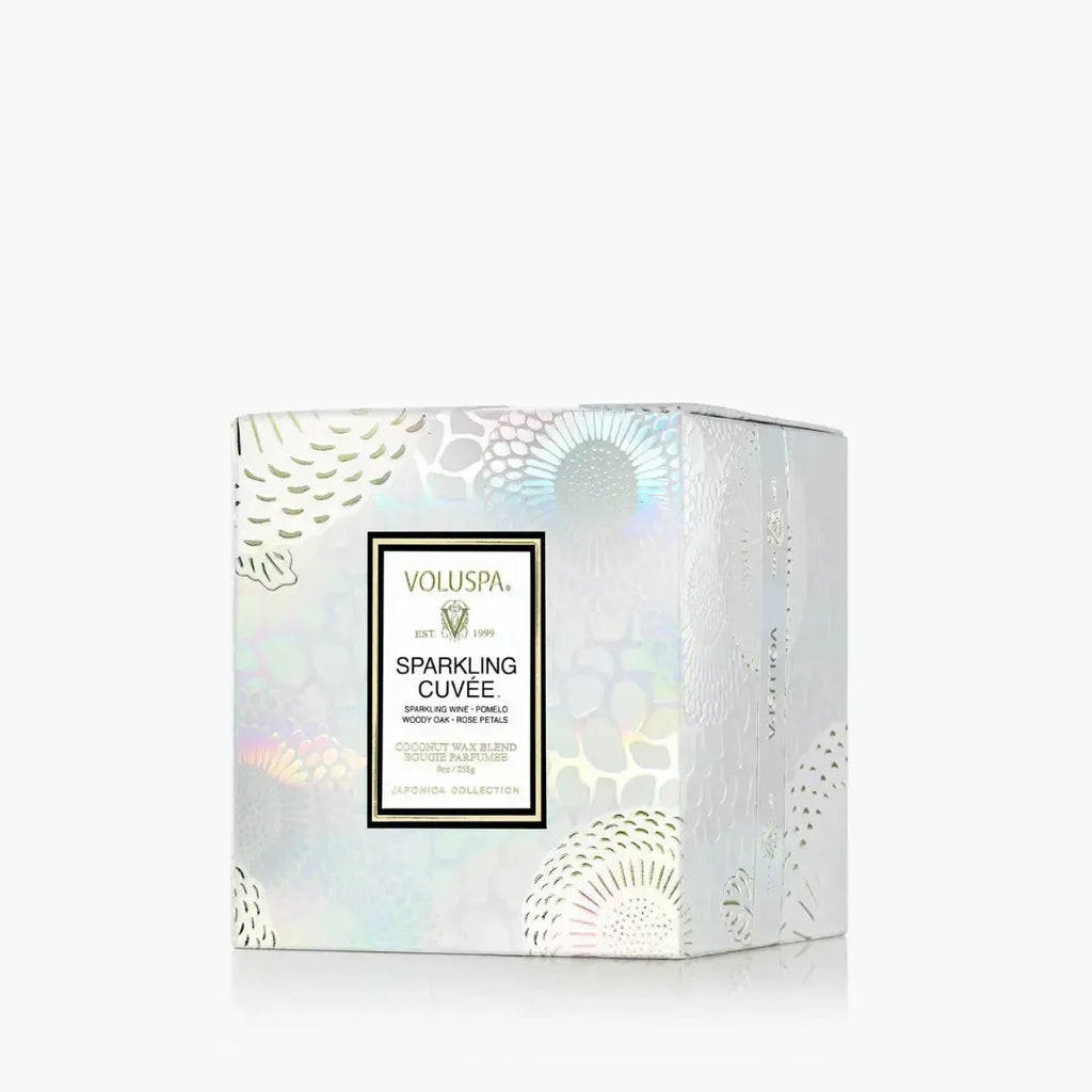 Vela Voluspa Copo de Vidro Clássico Sparkling Cuvee 60 Horas