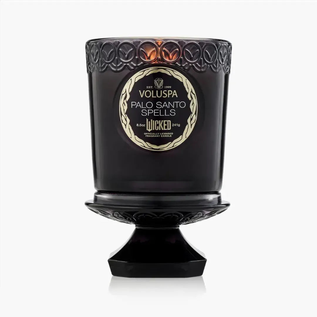 Vela Voluspa Copo de Vidro Palo Santo Spells 60 Horas