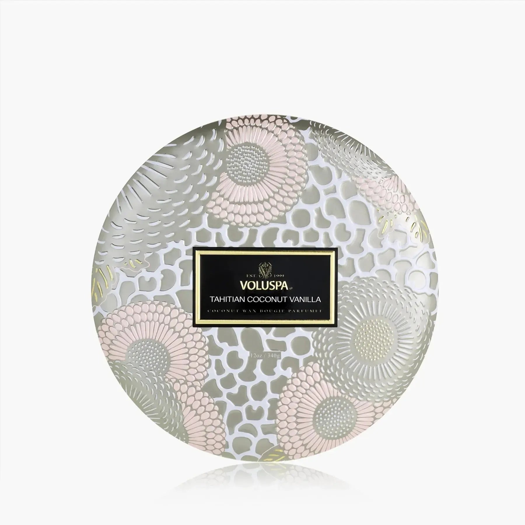 Vela Voluspa Lata 3 Pavios Tahitian Coconut Vanilla 60 Horas