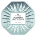 Vela Voluspa Lata Octogonal 3 Pavios Casa Pacifica 50 Horas