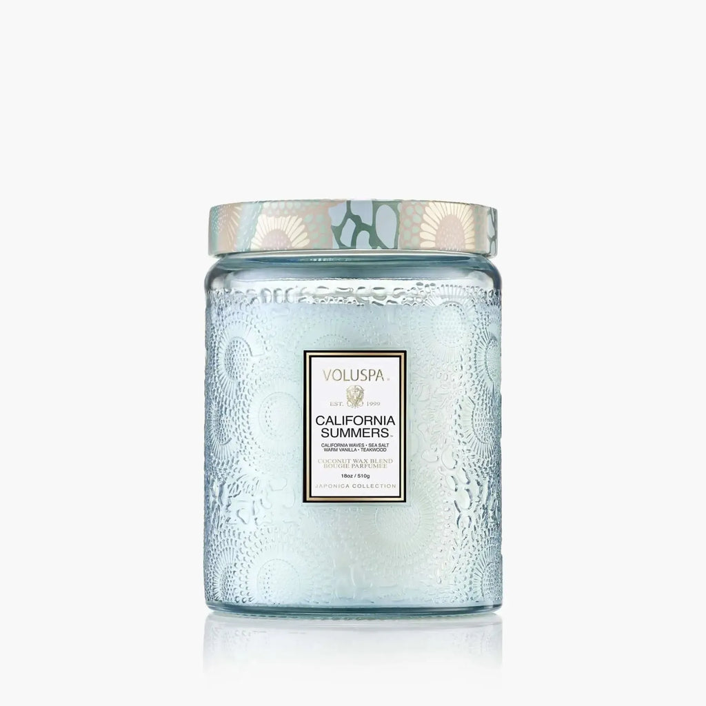Vela Voluspa Pote de Vidro Grande California Summers 100 Horas