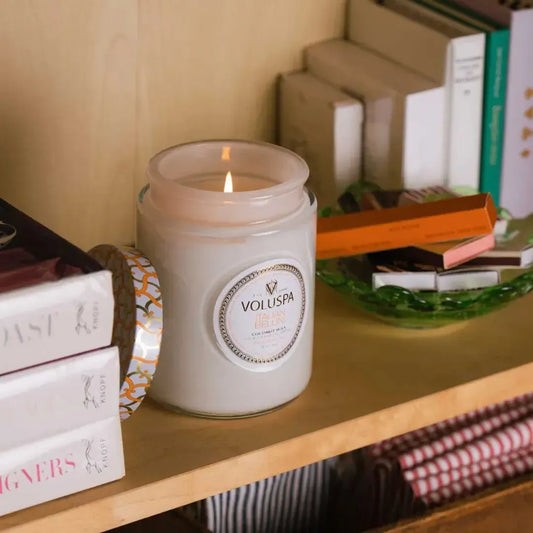 Vela Voluspa Pote de Vidro Grande Maison Italian Bellini 100 Horas