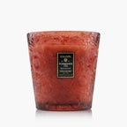 Vela Voluspa Vaso Pedestal 3 Pavios Forbidden Fig 80 Horas