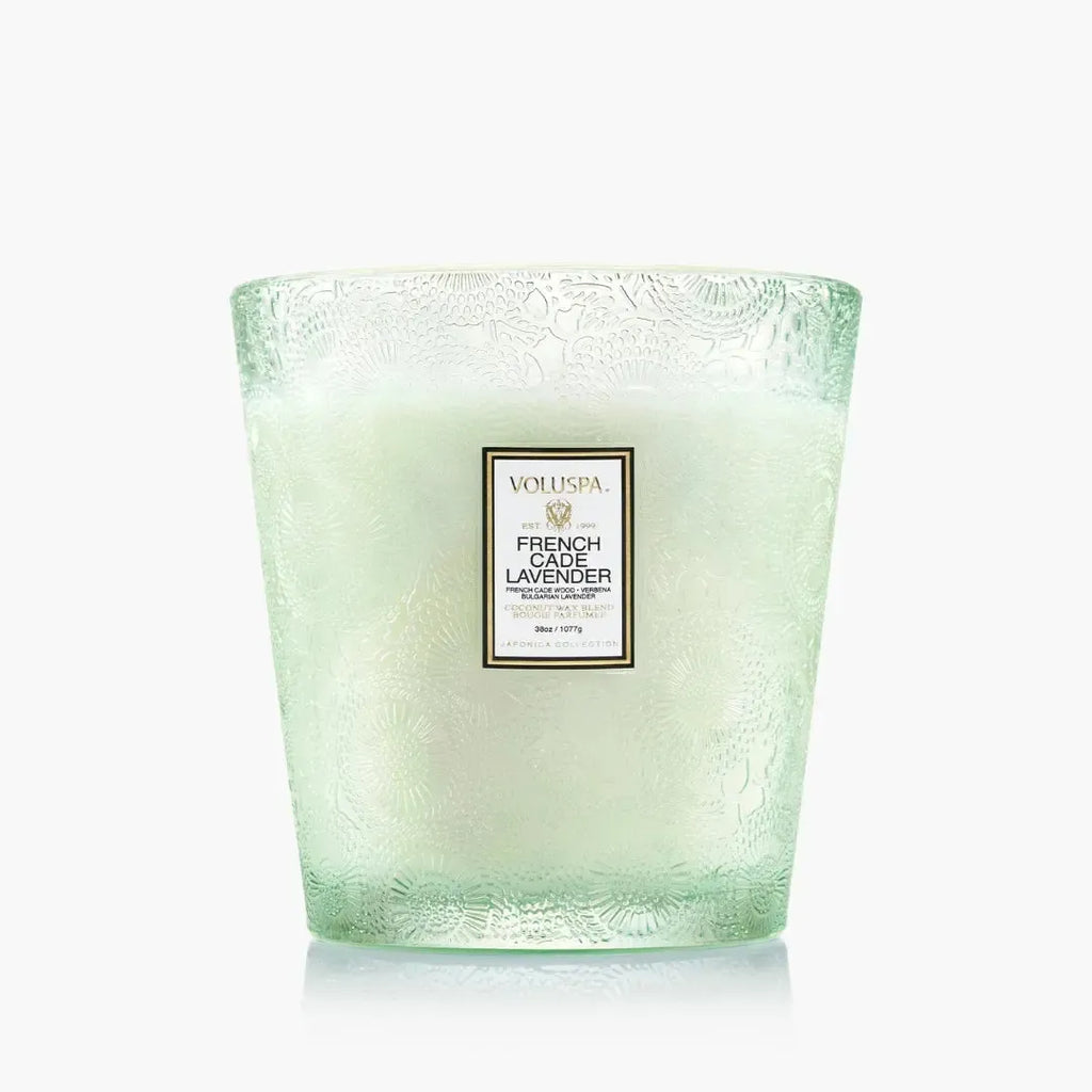 Vela Voluspa Vaso Pedestal 3 Pavios French Cade Lavender 80 Horas