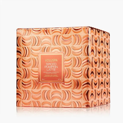 Vela Voluspa Vaso Pedestal 3 Pavios Spiced Pumpkin Latte 80 Horas