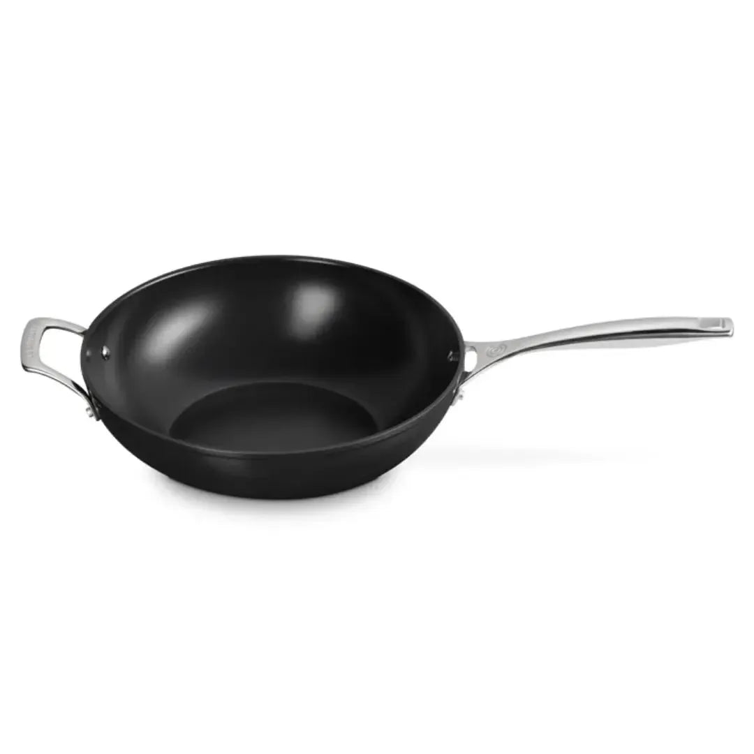 Wok com Alça Antiaderente 32cm ENSC Le Creuset